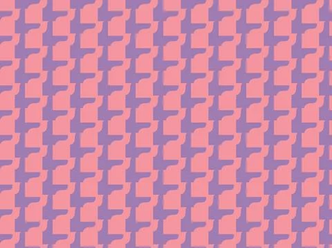 Vector seamless pattern, abstract texture background, repeating tiles, two co 스톡 일러스트