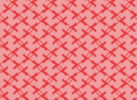 Vector seamless pattern, abstract texture background, repeating tiles, two co Stock Illustration