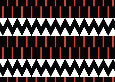 Vector seamless pattern, abstract texture background, repeating tiles, three  Stock Illustration