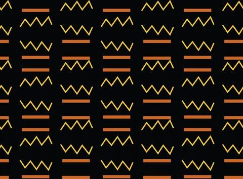 Vector seamless pattern, abstract texture background, repeating tiles, three  Illustrazione stock