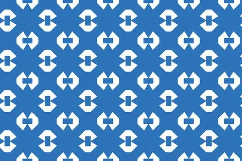 Vector seamless pattern, abstract texture background, repeating tiles, two co Stock Illustration