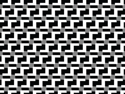 Vector seamless pattern, abstract texture background, repeating tiles, three  Stock Illustration