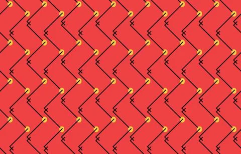 Vector seamless pattern, abstract texture background, repeating tiles, three  Illustrazione stock