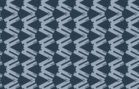 Vector seamless pattern, abstract texture background, repeating tiles, two co Illustrazione stock