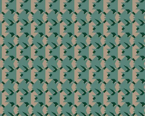 Vector seamless pattern, abstract texture background, repeating tiles, three  Illustrazione stock