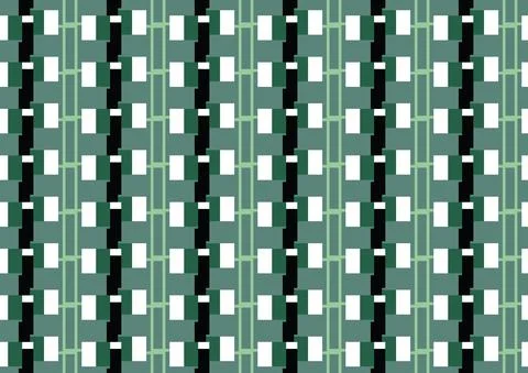 Vector seamless pattern, abstract texture background, repeating tiles, five c Stock Illustration