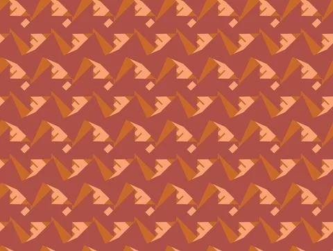 Vector seamless pattern, abstract texture background, repeating tiles, three  イラスト素材