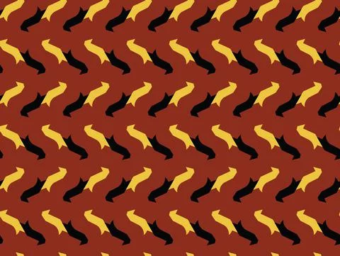 Vector seamless pattern, abstract texture background, repeating tiles, three  Illustrazione stock