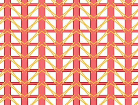 Vector seamless pattern, abstract texture background, repeating tiles, four c Illustrazione stock