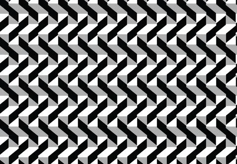 Vector seamless pattern, abstract texture background, repeating tiles, three  Stock Illustration