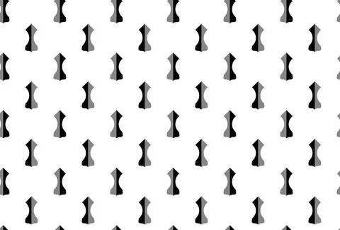 Vector seamless pattern, abstract texture background, repeating tiles, three  Stock Illustration