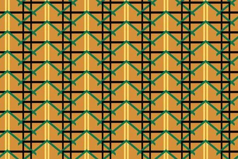 Vector seamless pattern, abstract texture background, repeating tiles, four c Stock Illustration