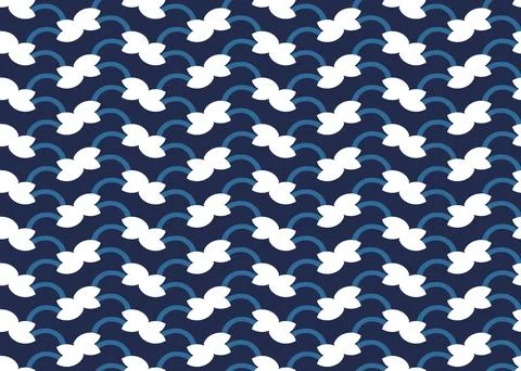 Vector seamless pattern, abstract texture background, repeating tiles, three  Illustrazione stock