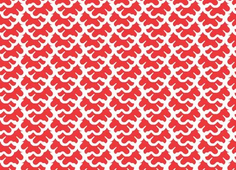 Vector seamless pattern, abstract texture background, repeating tiles, two co Illustrazione stock