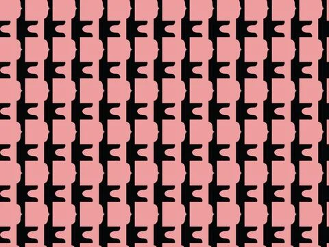 Vector seamless pattern, abstract texture background, repeating tiles, two co Illustrazione stock