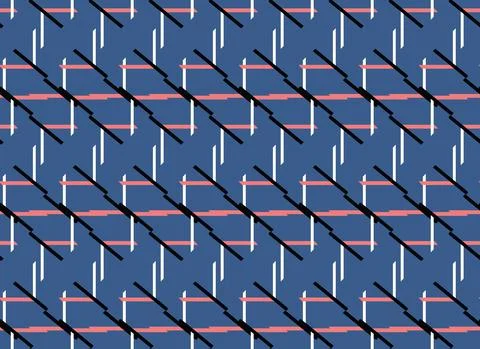 Vector seamless pattern, abstract texture background, repeating tiles, four c Stock Illustration