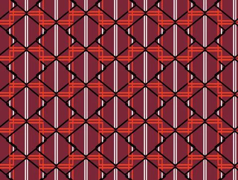 Vector seamless pattern, abstract texture background, repeating tiles, four c イラスト素材