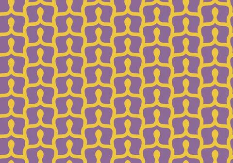 Vector seamless pattern, abstract texture background, repeating tiles, two co Illustrazione stock