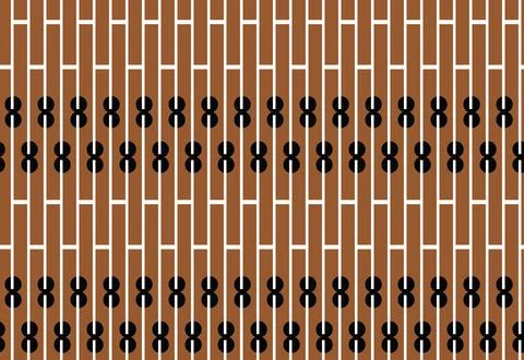 Vector seamless pattern, abstract texture background, repeating tiles Illustrazione stock