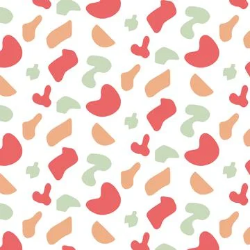 Vector seamless pattern with abstractions . Illustrazione stock