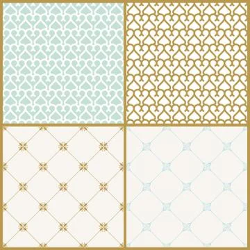 Vector seamless pattern with art ornament for design Illustrazione stock