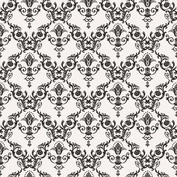 Vector seamless pattern with art ornament for design Stock Illustration