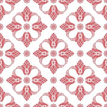 Vector seamless pattern with art ornament for design Illustrazione stock