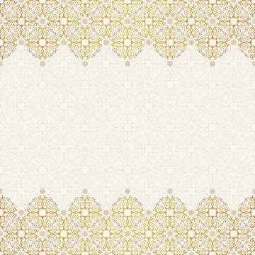 Vector seamless pattern with art ornament for design Stock Illustration