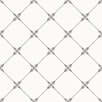 Vector seamless pattern with art ornament for design Stock Illustration