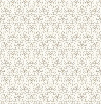 Vector seamless pattern with art ornament for design Stock Illustration