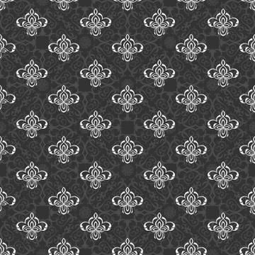 Vector seamless pattern with art ornament for design Stock Illustration