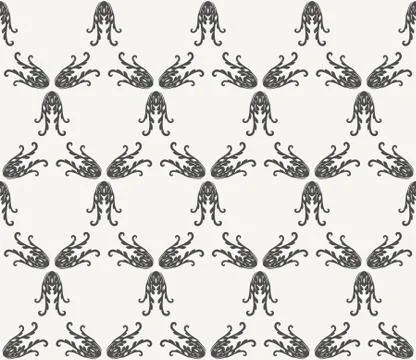 Vector seamless pattern with art ornament for design Illustrazione stock