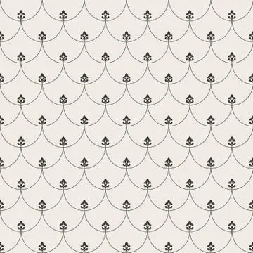 Vector seamless pattern with art ornament for design Stock Illustration