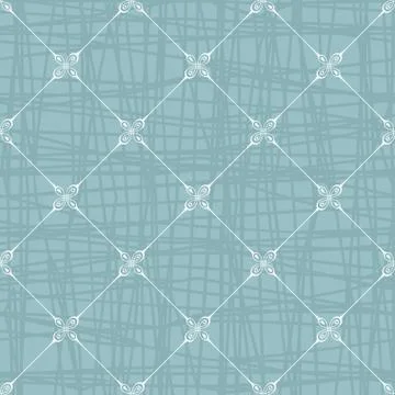 Vector seamless pattern with art ornament for design Illustrazione stock