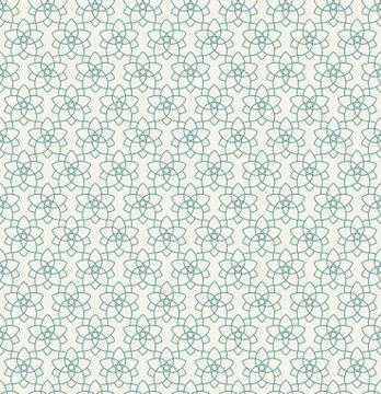 Vector seamless pattern with art ornament for design Stock Illustration