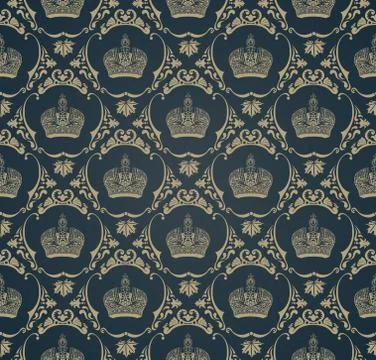 Vector seamless pattern with art ornament for design Illustrazione stock