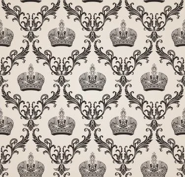 Vector seamless pattern with art ornament for design Stock Illustration