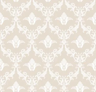 Vector seamless pattern with art ornament for design Stock Illustration