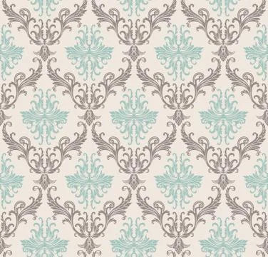 Vector seamless pattern with art ornament for design Stock Illustration