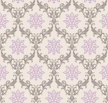 Vector seamless pattern with art ornament for design Stock Illustration