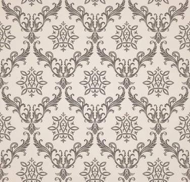 Vector seamless pattern with art ornament for design Illustrazione stock