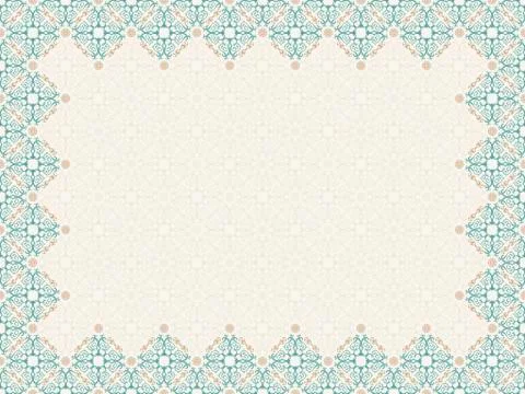 Vector seamless pattern with art ornament for design Stock Illustration