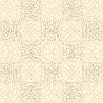 Vector seamless pattern with art ornament for design Illustrazione stock