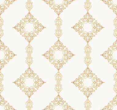 Vector seamless pattern with art ornament for design Stock Illustration