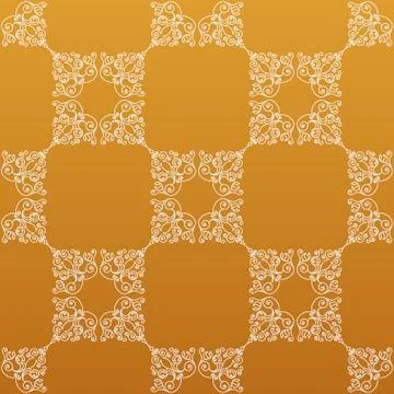 Vector seamless pattern with art ornament for design Stock Illustration