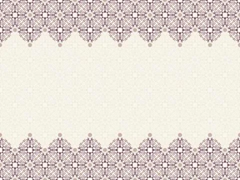 Vector seamless pattern with art ornament for design Stock Illustration