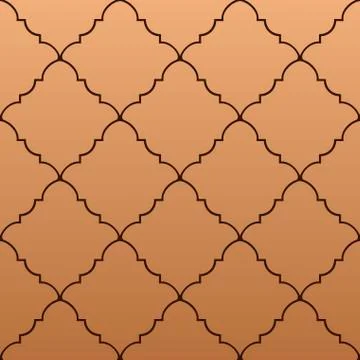 Vector seamless pattern with art ornament for design Stock Illustration