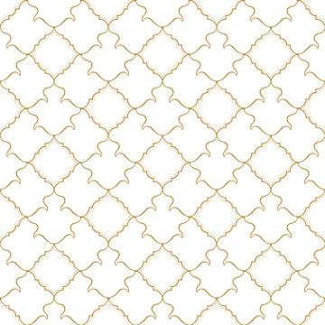 Vector seamless pattern with art ornament for design Stock Illustration