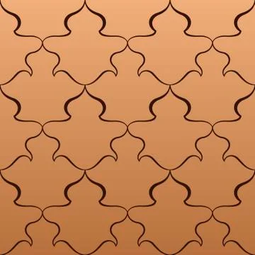 Vector seamless pattern with art ornament for design Stock Illustration