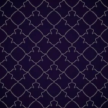 Vector seamless pattern with art ornament for design Illustrazione stock